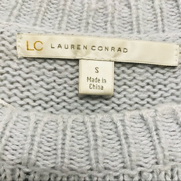 LC Lauren Conrad Blue Penguin Winter Cozy Soft Pullover Knit Sweater - Picture 8 of 8